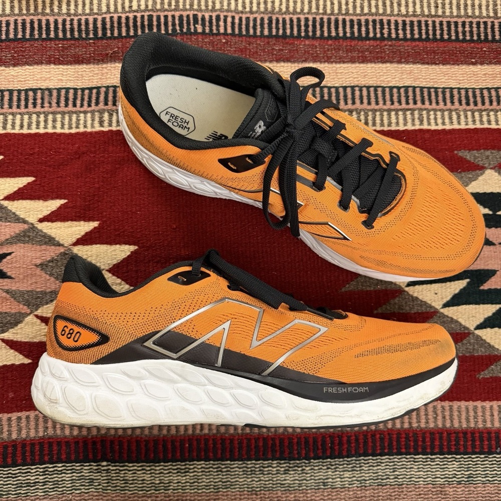 New Balance Fresh Foam 680 v8 Mens Size 13 Running Shoes Sizzle Black M680RO8